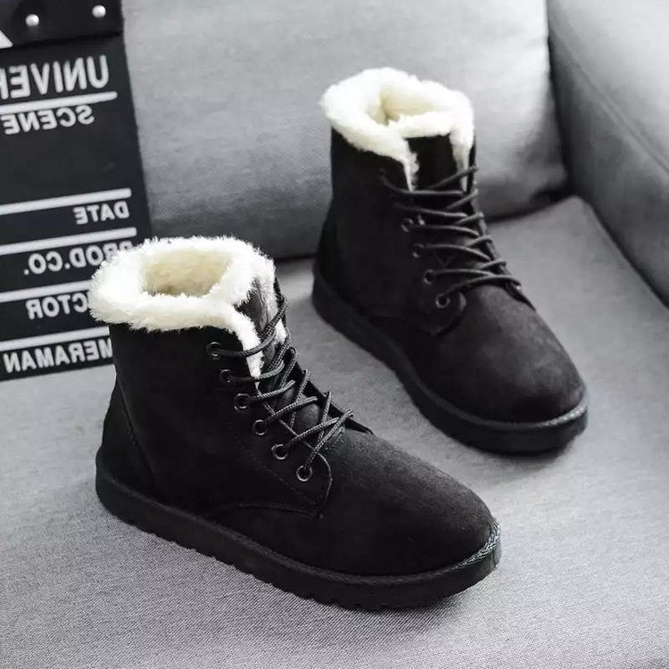 Sienna Laurent | Winter Fur Lined Boots For Women