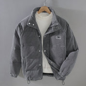 Matteo Sinclair | Corduroy Puffer Jacket For Men