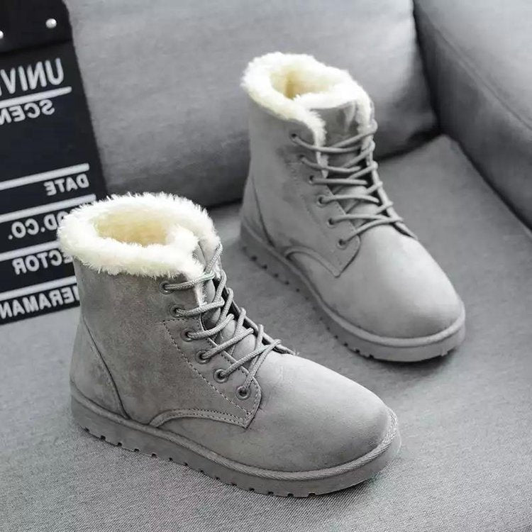 Sienna Laurent | Winter Fur Lined Boots For Women