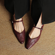 Orella Bellini | Genuine Leather Mule Slides For Women