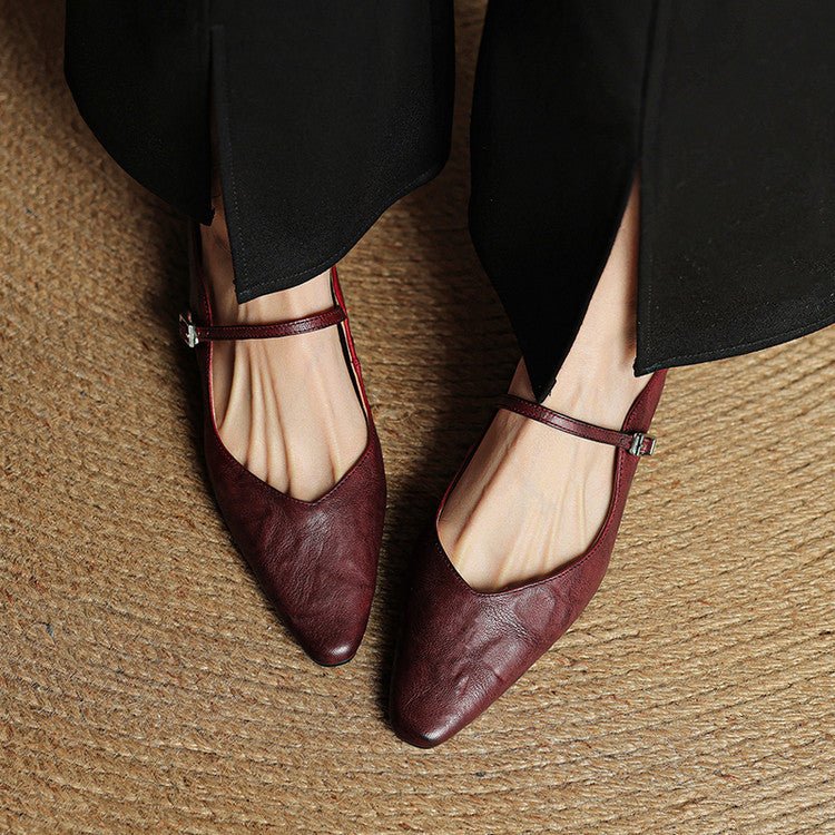 Orella Bellini | Genuine Leather Mule Slides For Women