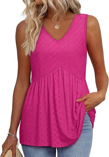 Isla Kavanagh | Sleeveless V-Neck Peplum Top For Women