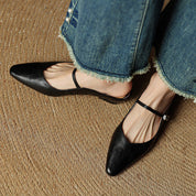 Orella Bellini | Genuine Leather Mule Slides For Women