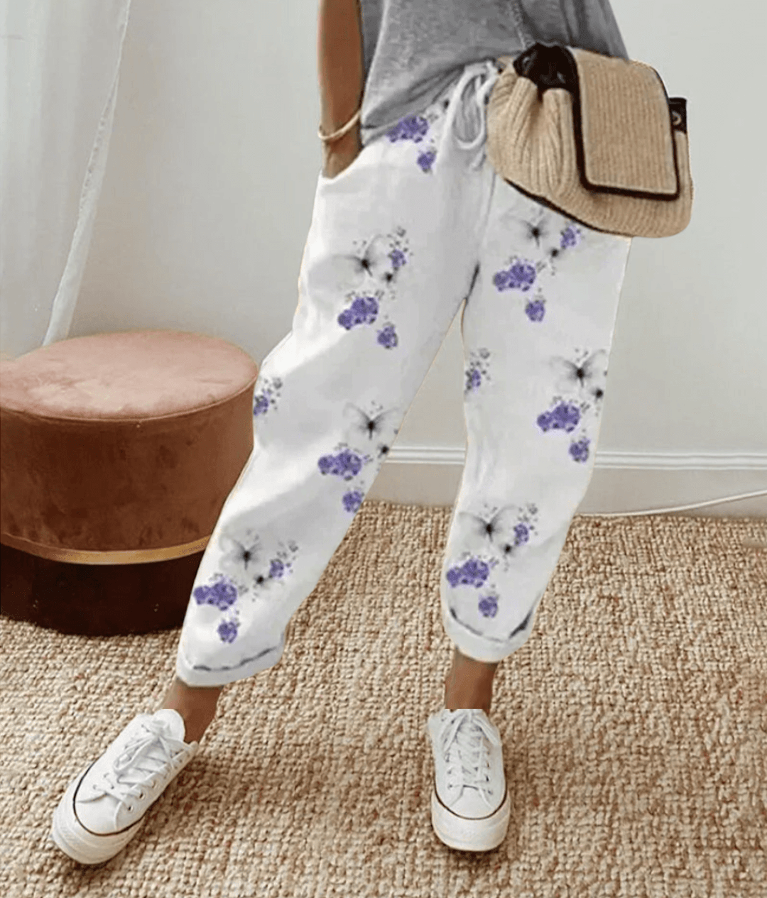 Bridget Callahan | Striped Linen Trousers For Women