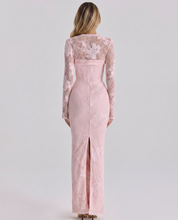 Isabelle Crawford | Lace Maxi Dress with Long Sleeves For Women