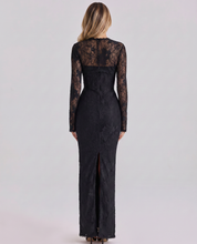 Isabelle Crawford | Lace Maxi Dress with Long Sleeves For Women