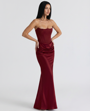 Isabella Romano | Elegant Strapless Maxi Dress For Women