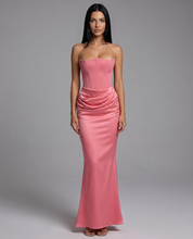 Isabella Romano | Elegant Strapless Maxi Dress For Women