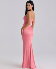 Isabella Romano | Elegant Strapless Maxi Dress For Women