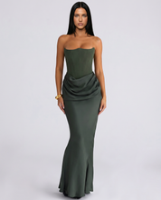 Isabella Romano | Elegant Strapless Maxi Dress For Women