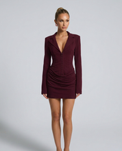 Elena Rossi | White Blazer Mini Dress For Women