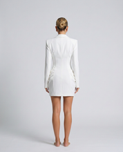 Elena Rossi | White Blazer Mini Dress For Women