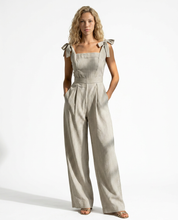 Isabelle Monroe | Striped Wide Leg Jumpsuit For Women