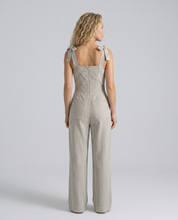 Isabelle Monroe | Striped Wide Leg Jumpsuit For Women