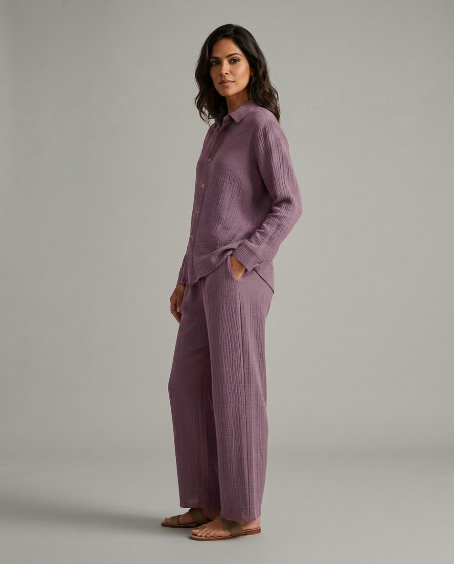 Valentina Moreau | Relaxed Cotton Lounge Set For Women