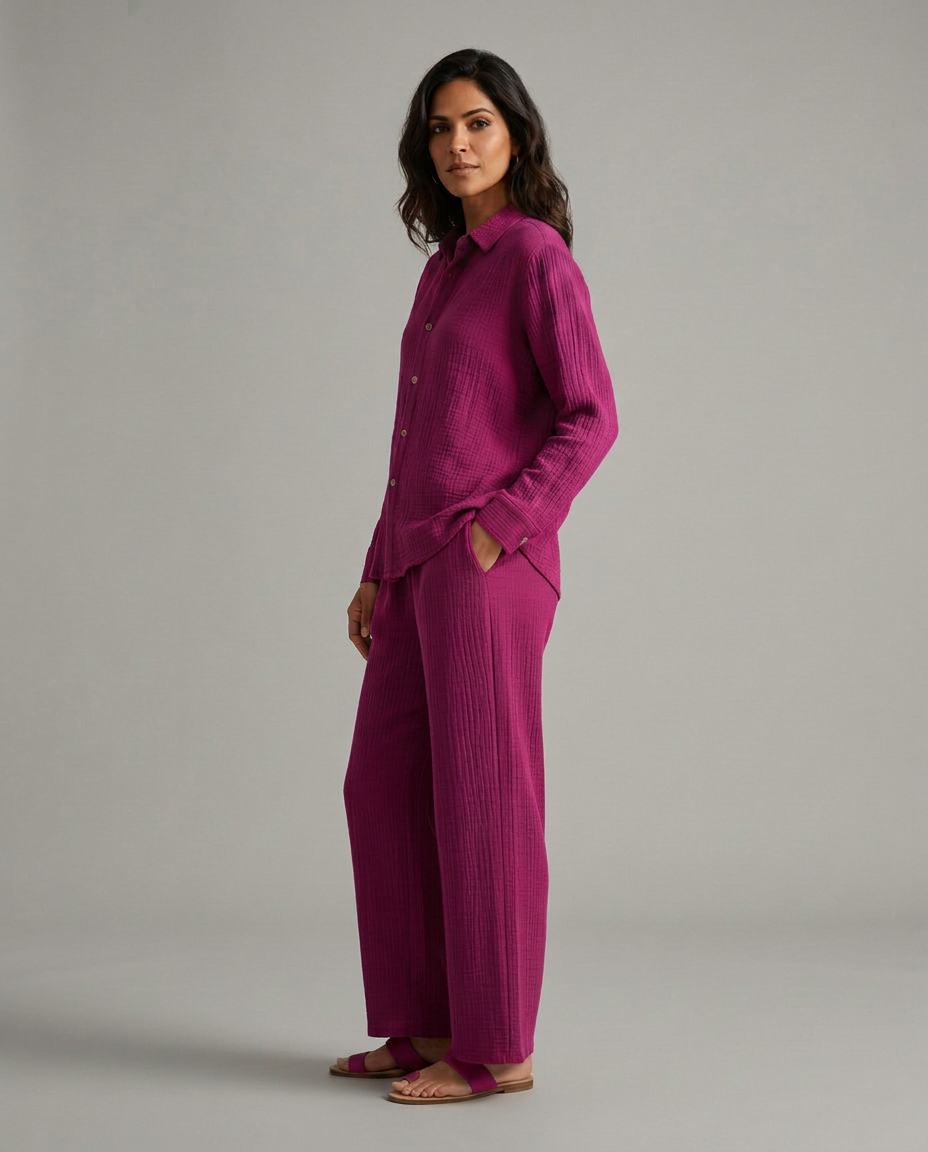 Valentina Moreau | Relaxed Cotton Lounge Set For Women