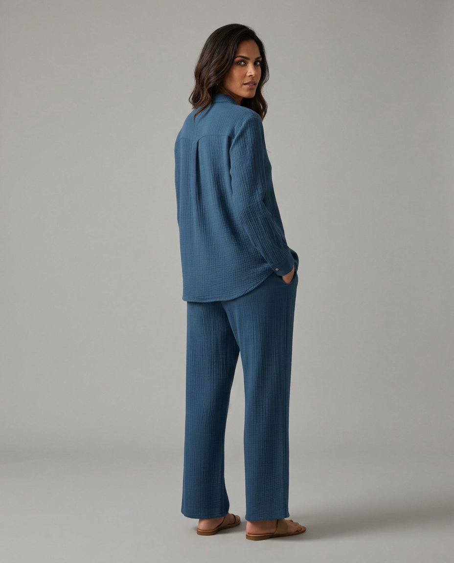Valentina Moreau | Relaxed Cotton Lounge Set For Women