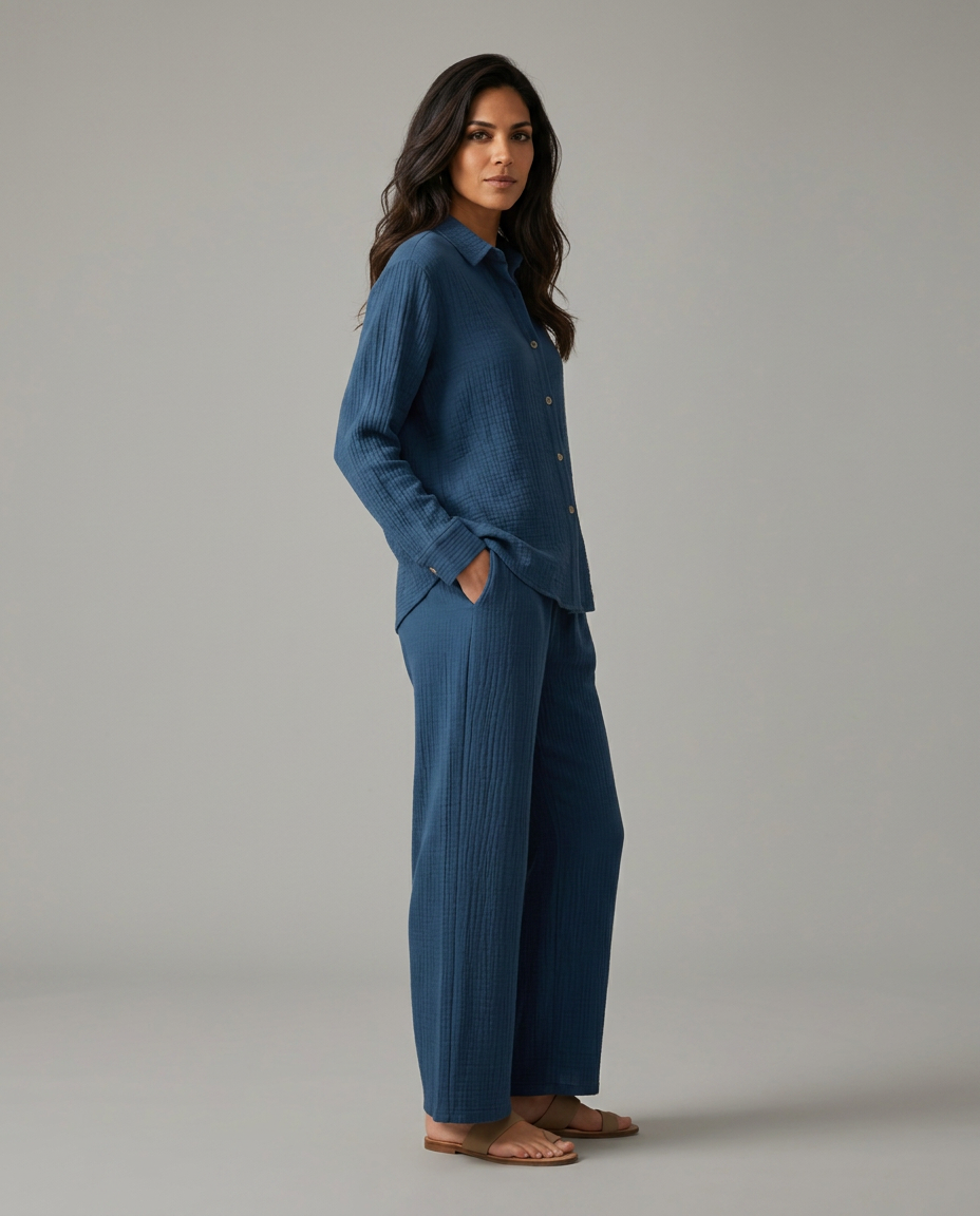 Valentina Moreau | Relaxed Cotton Lounge Set For Women