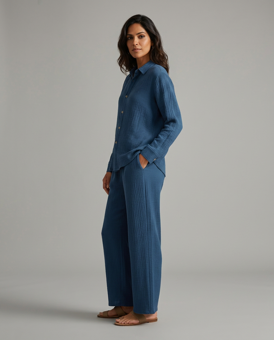Valentina Moreau | Relaxed Cotton Lounge Set For Women