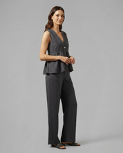 Elena Rossi | Elegant Wide Leg Set For Women