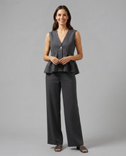 Elena Rossi | Elegant Wide Leg Set For Women