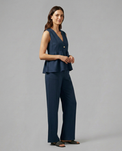 Elena Rossi | Elegant Wide Leg Set For Women