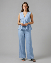 Elena Rossi | Elegant Wide Leg Set For Women