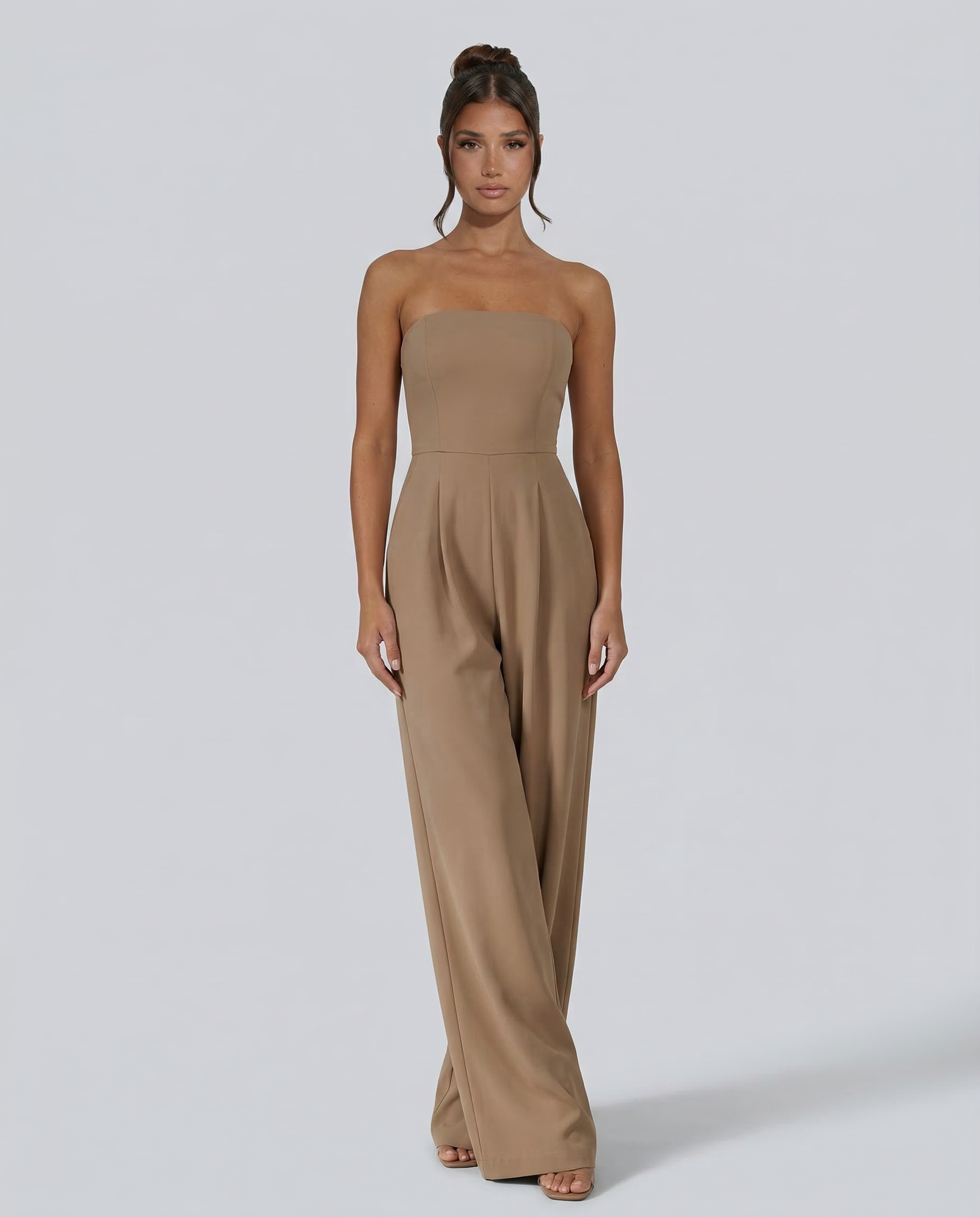 Bianca Laurent | Strapless Wide Leg Jumpsuit For Women