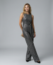 Sophie Bellini | Gold Sequin Evening Jumpsuit For Women
