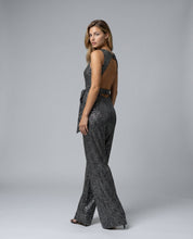 Sophie Bellini | Gold Sequin Evening Jumpsuit For Women