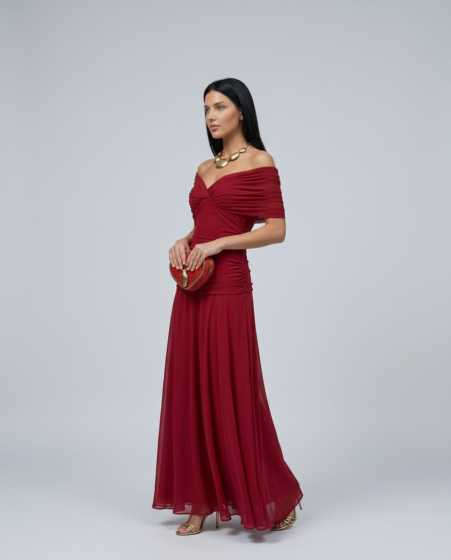 Vivienne Laurent | Off Shoulder Maxi Dress For Women