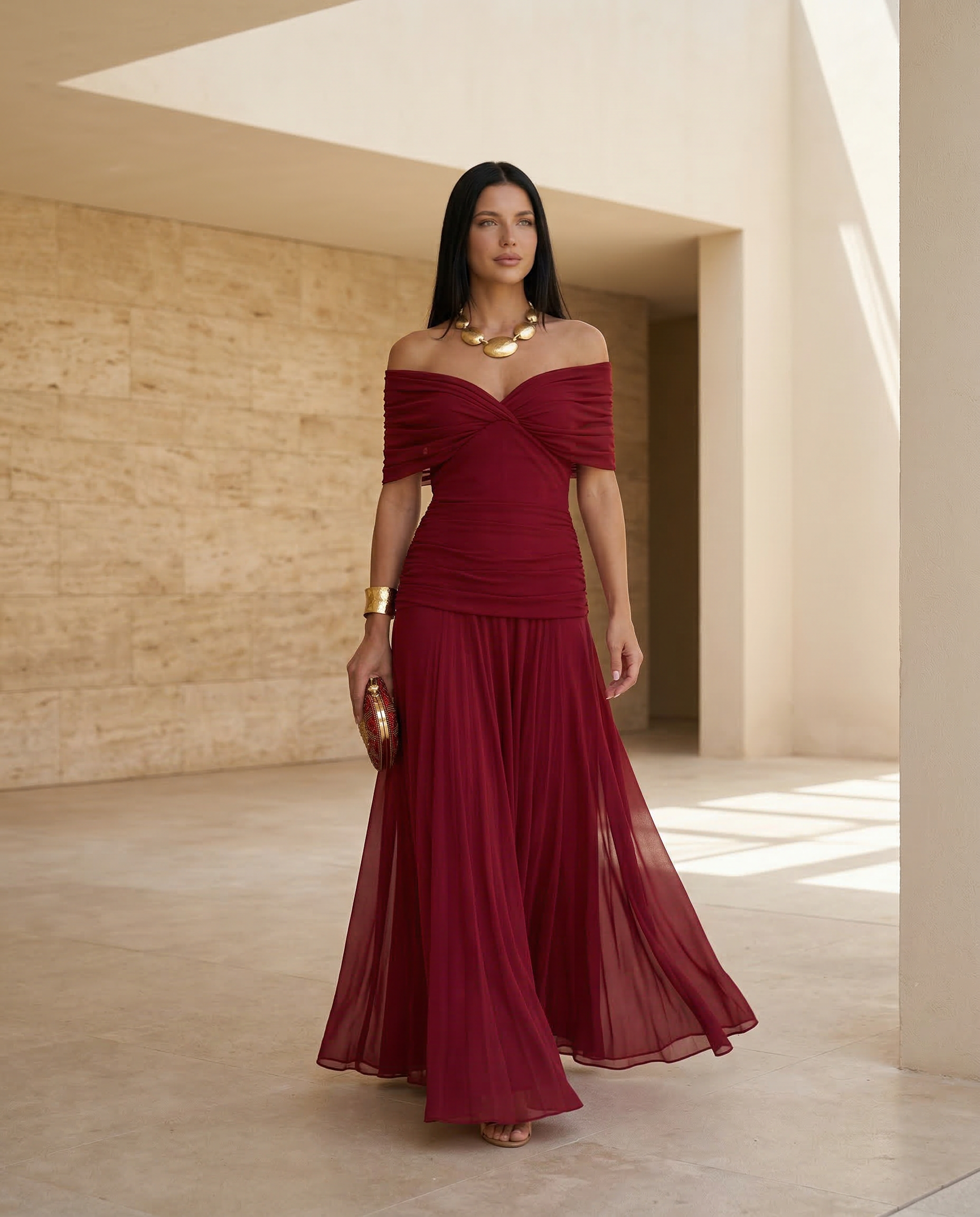 Vivienne Laurent | Off Shoulder Maxi Dress For Women