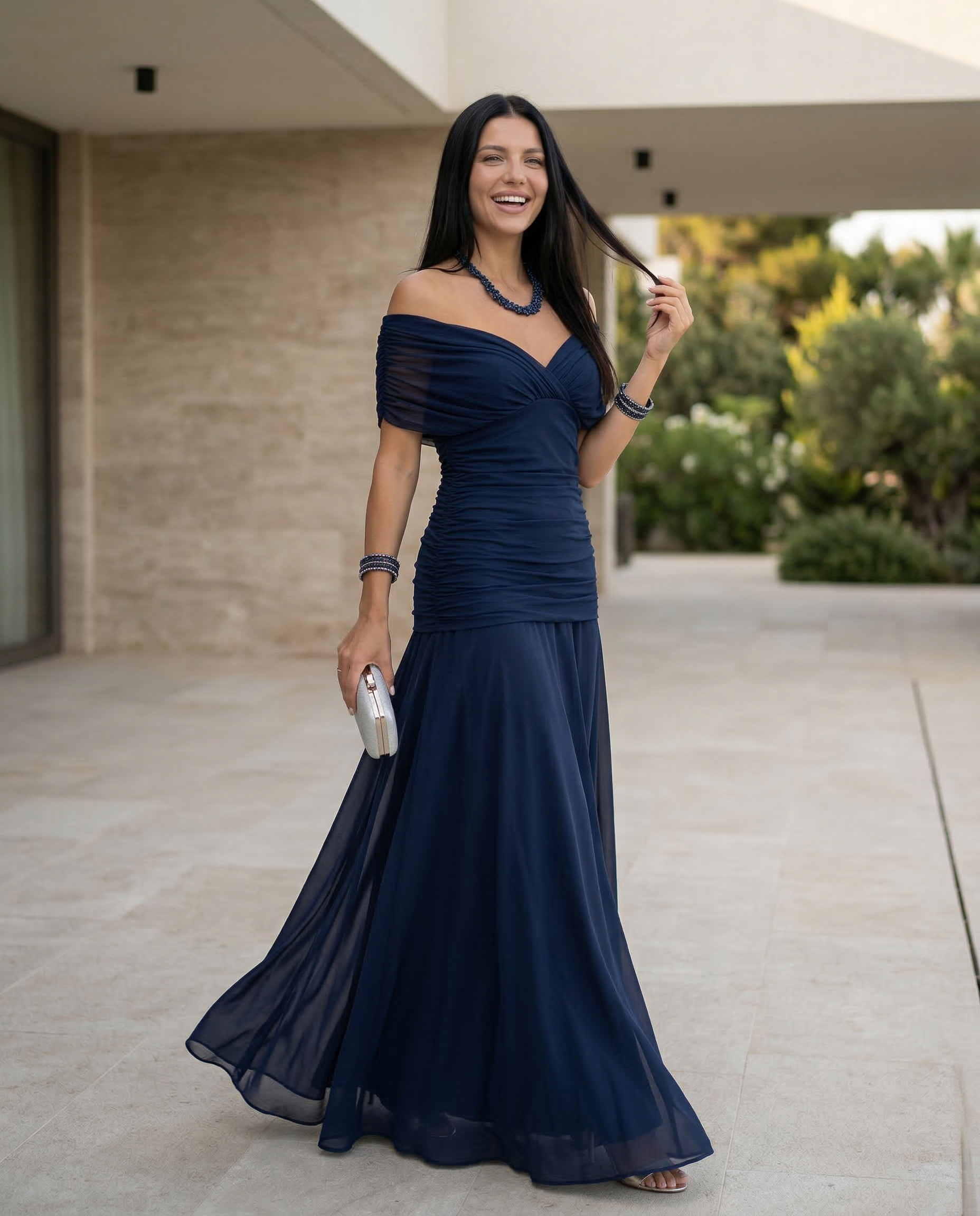 Vivienne Laurent | Off Shoulder Maxi Dress For Women