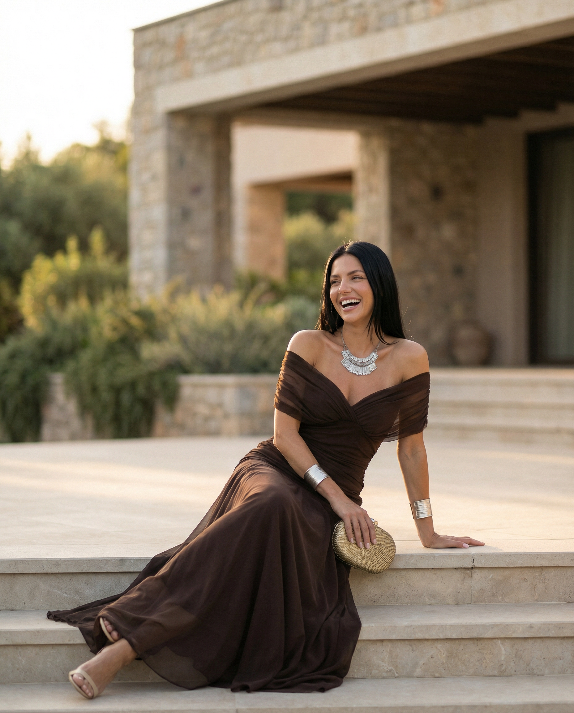 Vivienne Laurent | Off Shoulder Maxi Dress For Women
