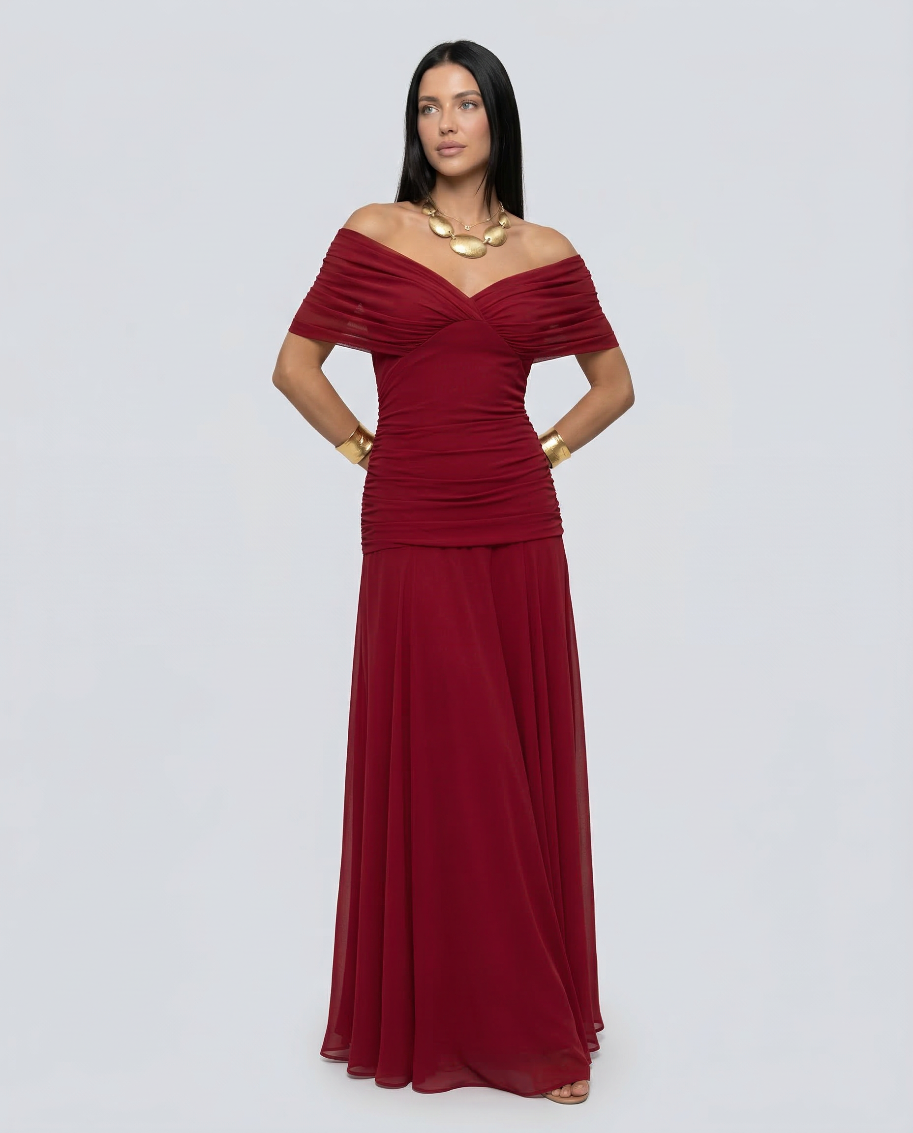 Vivienne Laurent | Off Shoulder Maxi Dress For Women