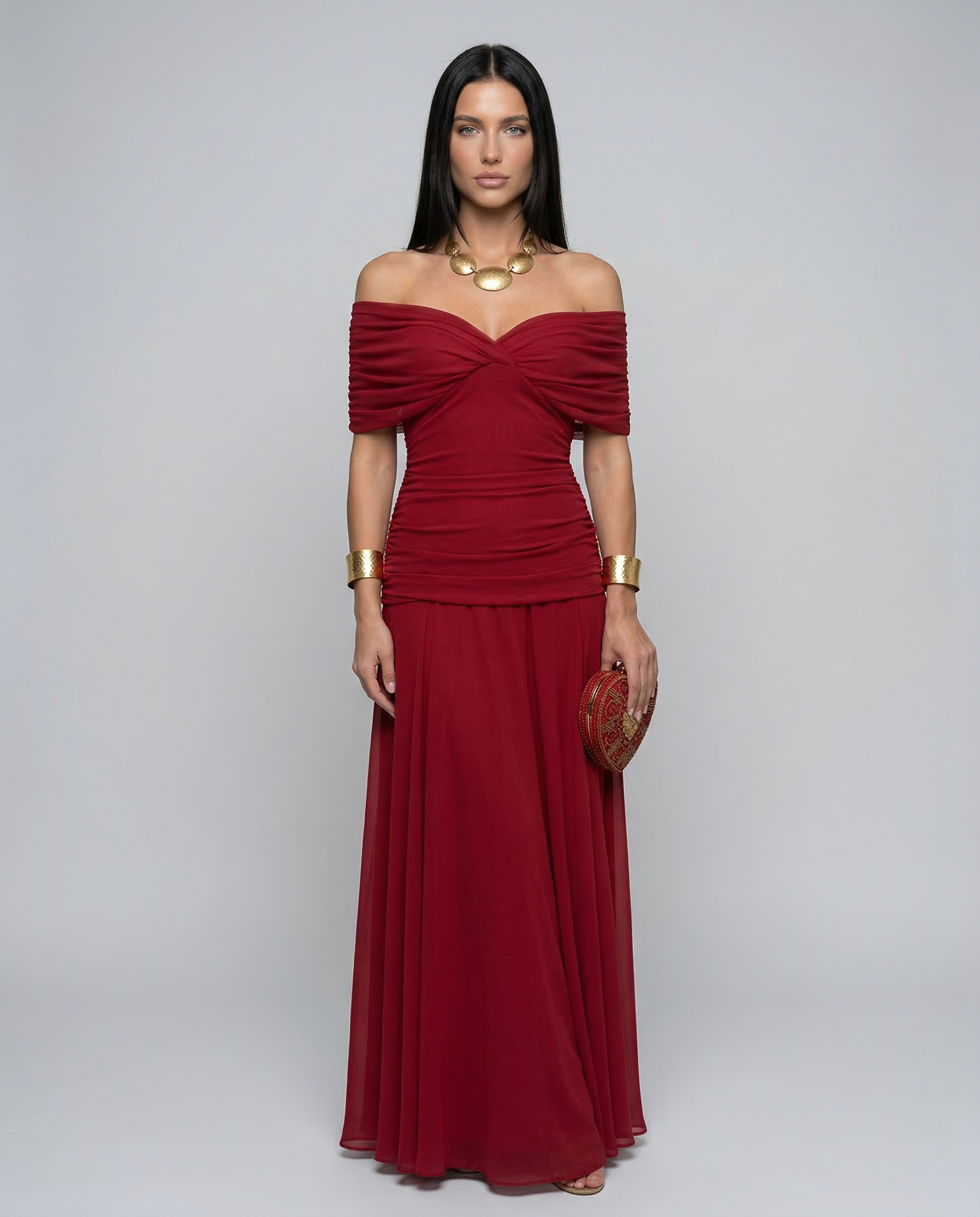 Vivienne Laurent | Off Shoulder Maxi Dress For Women
