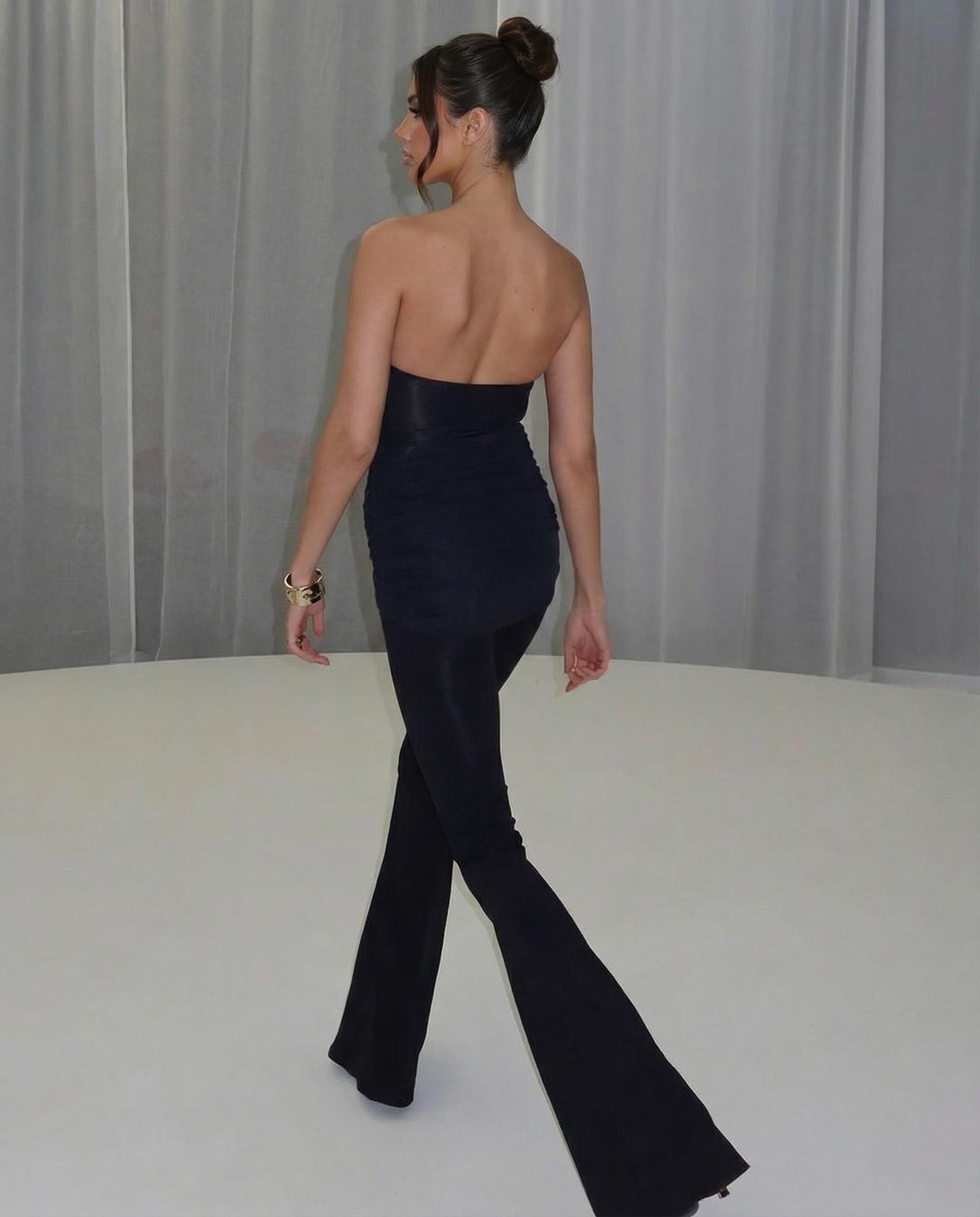 Camille Moretti | Sculpted Evening Jumpsuit For Women