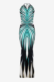 Harper Tindall | Printed Halter Neck Jumpsuit For Women