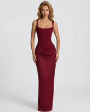 Sienna Laurent | Satin Corset Maxi Dress For Women