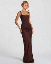 Sienna Laurent | Satin Corset Maxi Dress For Women
