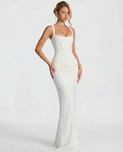 Sienna Laurent | Satin Corset Maxi Dress For Women