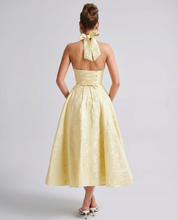 Elena Bellucci | Vintage Halter Midi Dress For Women