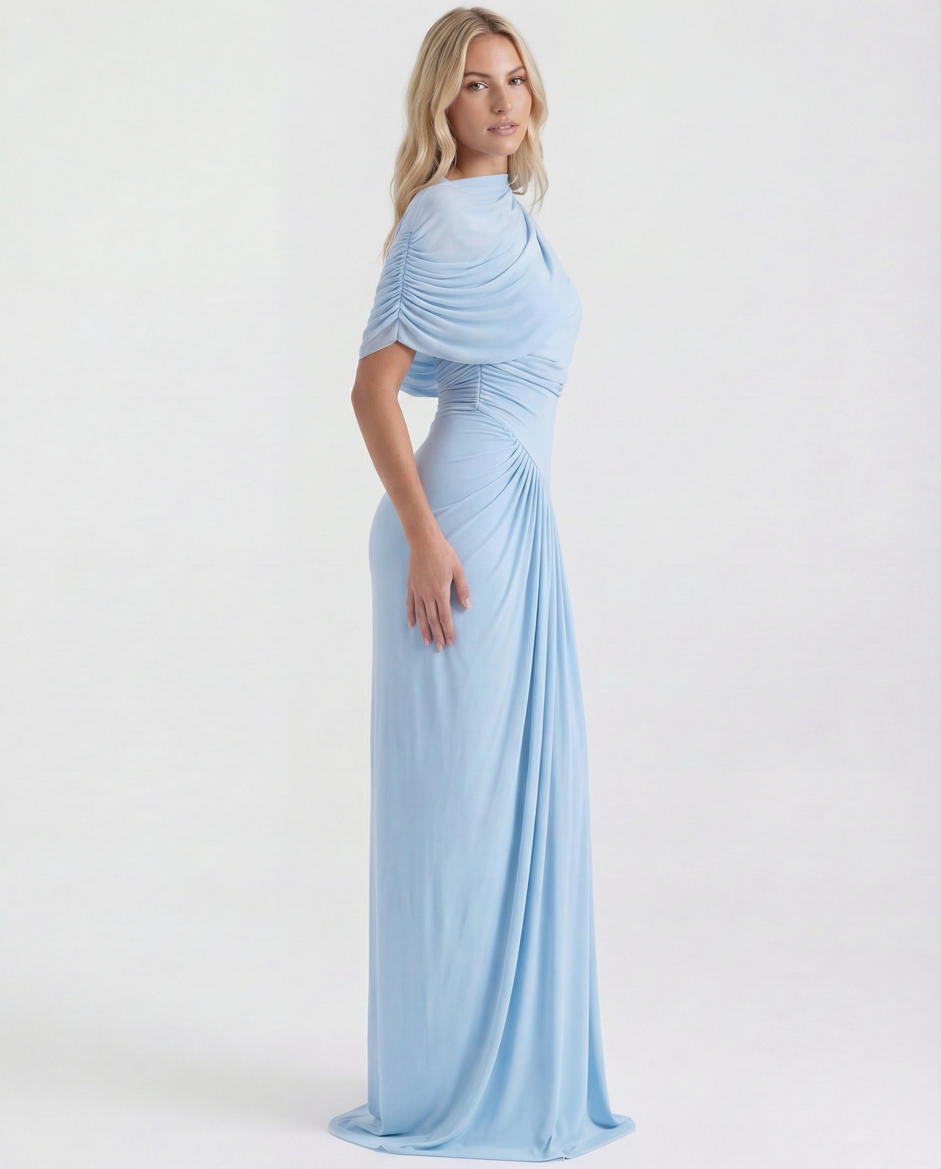 Elena Whitmore | Off Shoulder Maxi Evening Dress For Women
