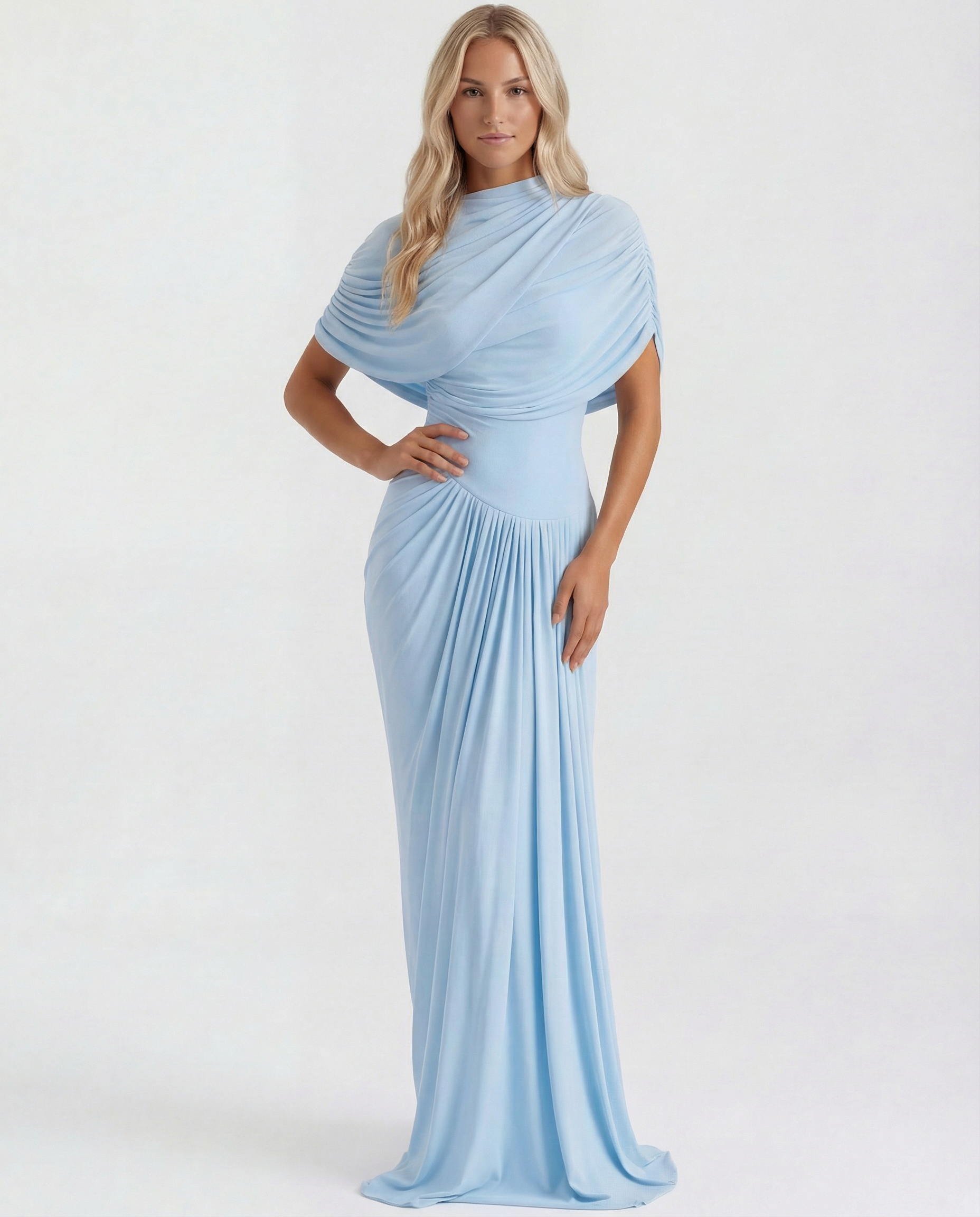 Elena Whitmore | Off Shoulder Maxi Evening Dress For Women