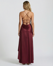 Rosalie Fontaine | Satin High Low Maxi Dress For Women