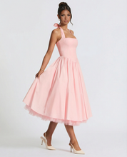 Elena Whitmore | Elegant White Midi Dress For Women