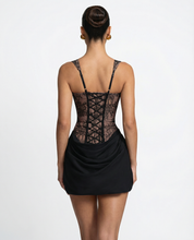 Isabella Moreau | Lace Corset Mini Dress For Women