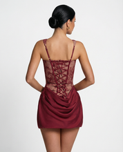 Isabella Moreau | Lace Corset Mini Dress For Women