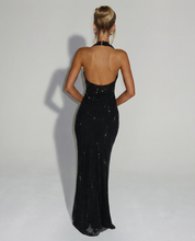 Bianca De Luca | Sequin Halter Maxi Dress For Women