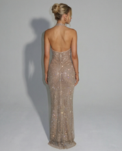 Bianca De Luca | Sequin Halter Maxi Dress For Women